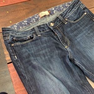 Paige Hollywood Hills Classic Rise Boot Cut Jeans